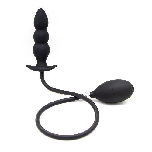 black anal plug - white background
