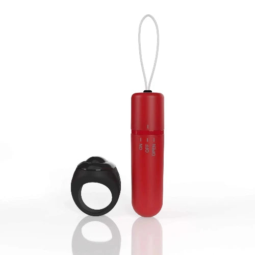 red bullet vibe with remote control ring