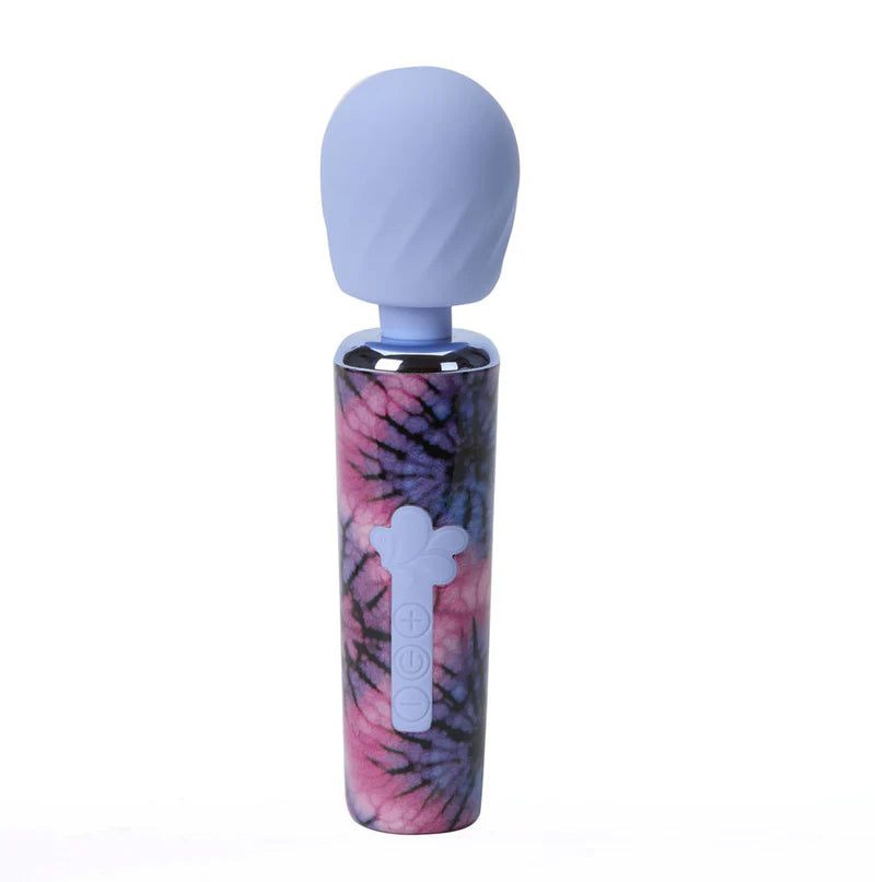 JOURNEE mini vibrator - purple tip with tie dye handle