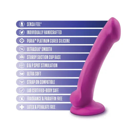 avant blush dildo - pink dildo with details