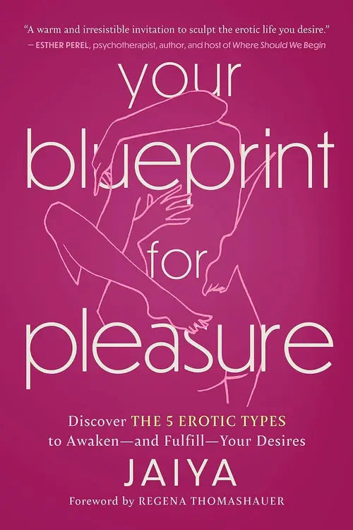 Your Blueprint for Pleasure - Pink book cover with figures embracing