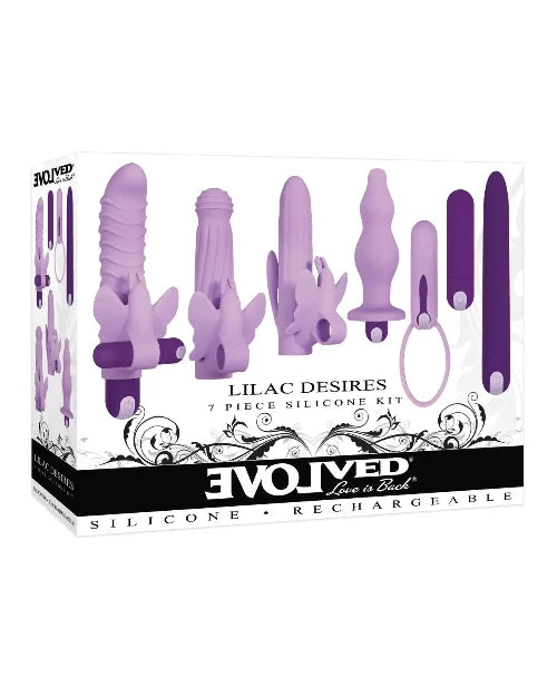 purple butterfly sex toy kit in white and black package