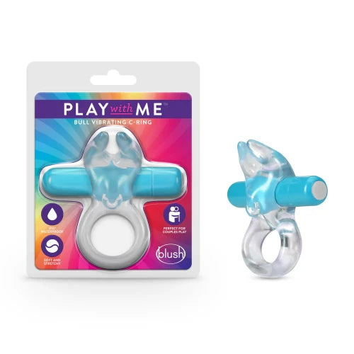 blue cock ring in colorful package