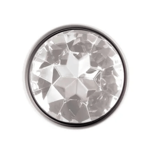 closeup of clear gem base