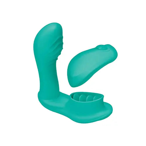 blaze satisfier teal remote control adult toy with remote