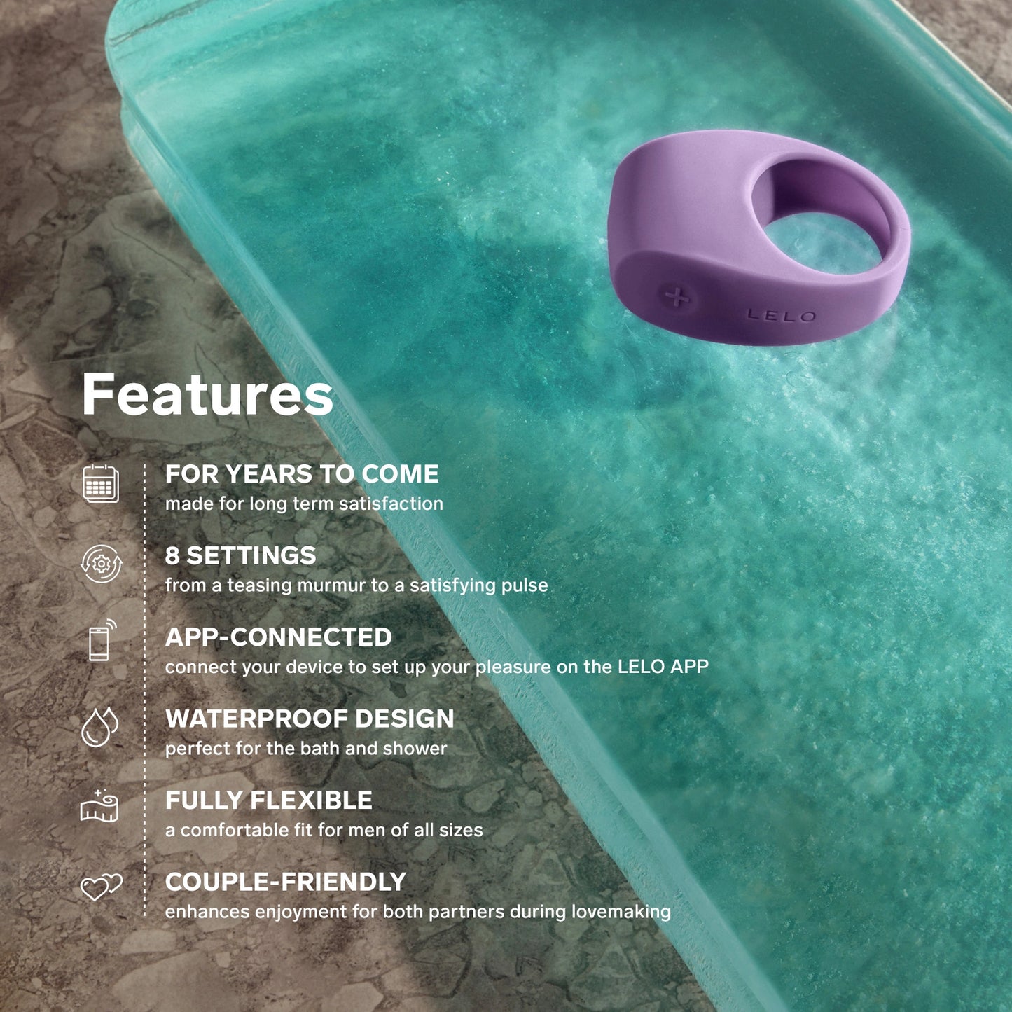 purple TOR 3 pleasure ring next to product details