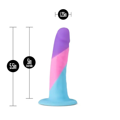 Vision of Love Dildo Colorful dildo with size markings