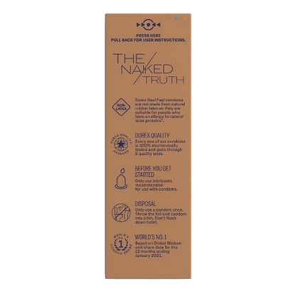 durex real feel the naked truth material with product details