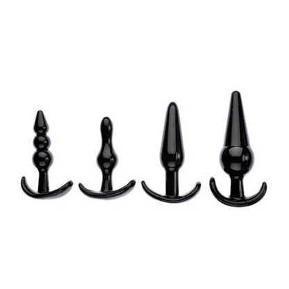 set of four butt plugs 