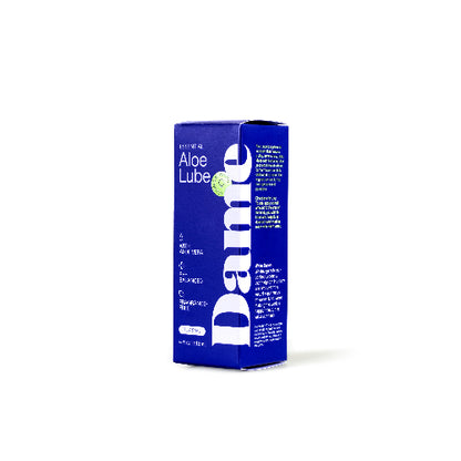 dame aloe lube blue box