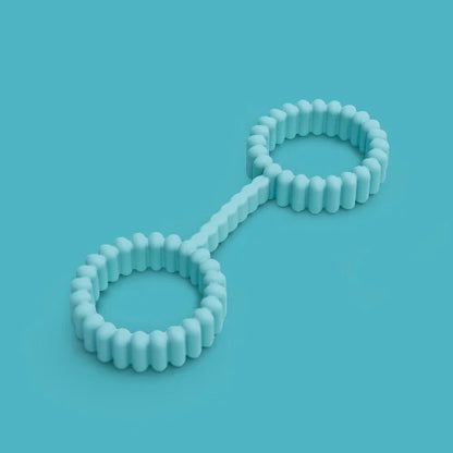 mint bind cuffs with mint background