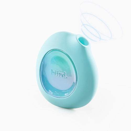 mint color clitoral suction toy with pulse illustration