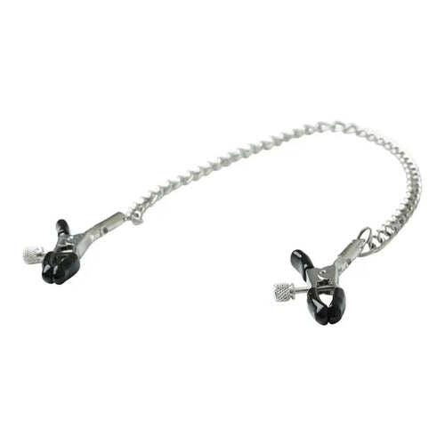 Nipple Clamps attached by a silver chain