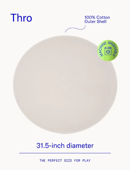 Thro circular blanket with dimensions