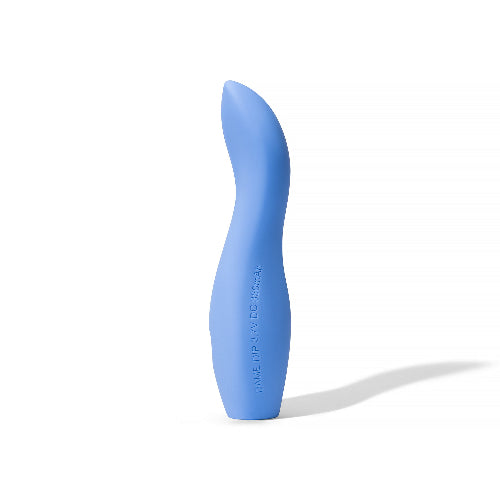 dame dip vibrator side view periwinkle against white background