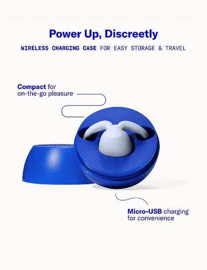 Eva vibrator in charging case