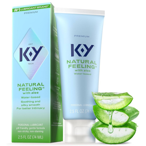 K-Y - Natural Feeling Lubricant - 7 oz.