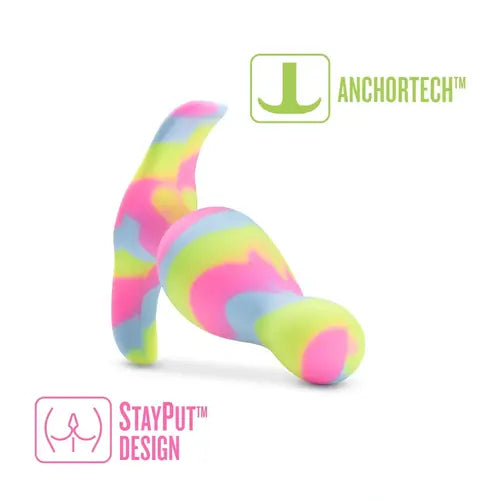  Rainbow Kaleido Butt Plug On Side