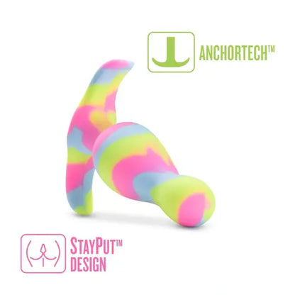  Rainbow Kaleido Butt Plug On Side