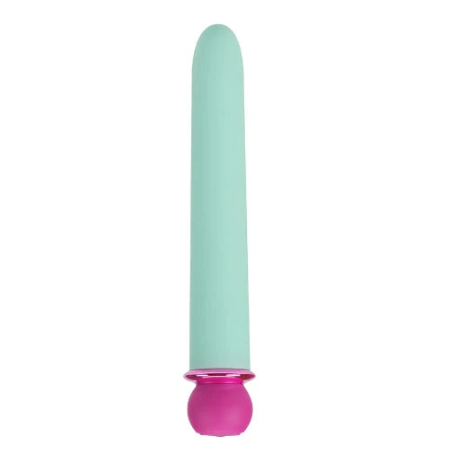 RORI bullet vibrator - teal with pink handle