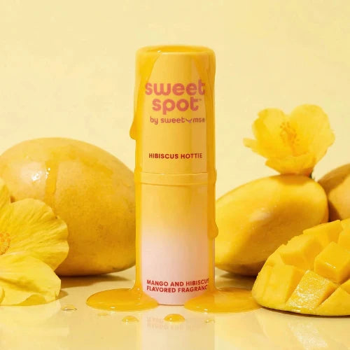 yellow fragrance stick against mango