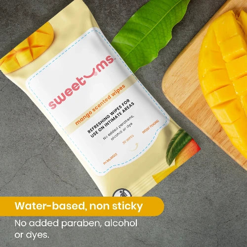 sweetums mango daily wipes with product details