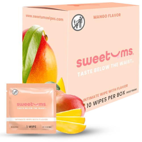 sweetums mango - pink box of mango wipes 