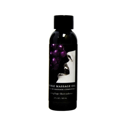 Earthly Body - Hemp Seed Edible Massage Oil - 2 oz.