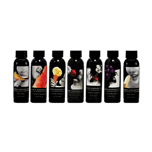 Earthly Body - Hemp Seed Edible Massage Oil - 2 oz.