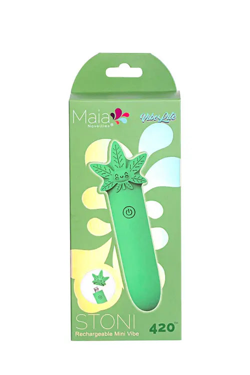 stoni mini vibrator in green package