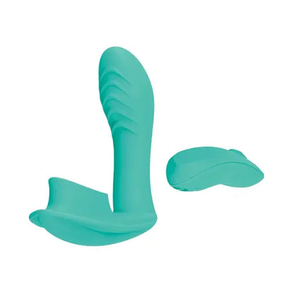 blaze satisfier teal remote control vibrator with remote