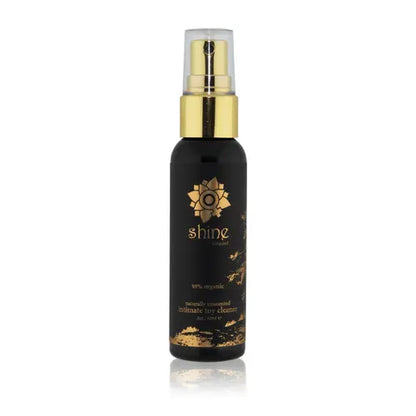 Shine Toy Cleaner - Black spray bottle with gold cap - short 2 oz