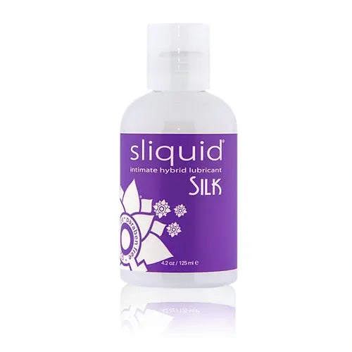 Silk Hybrid Personal Lubricant - Bottle With Purple Label - 4.2oz