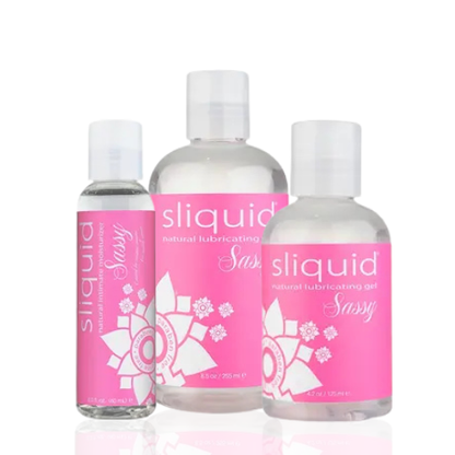 sliquid 3 pink bottles with white lids