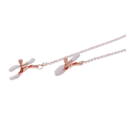 Sportsheets - Peaches ’n CreaMe Collar With Nipple Clamps