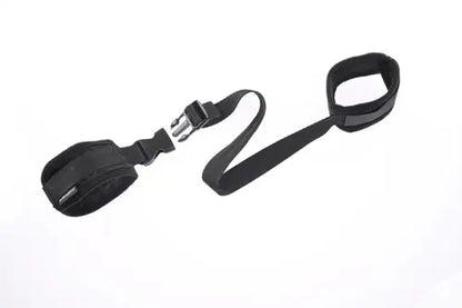 adjustable handcuffs black handcuffs showing clip-in feature