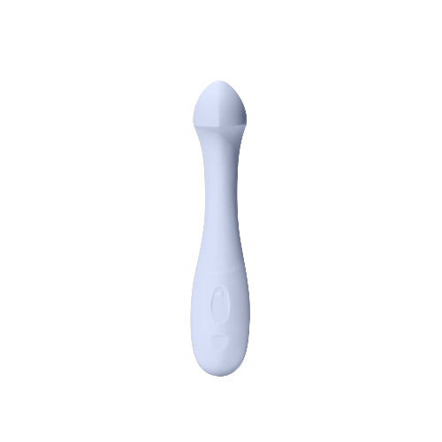 Dame Arc vibrator in ice color against white background