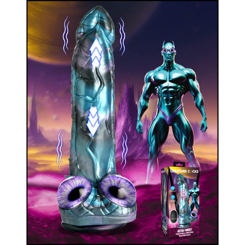 XR Brands - Creature Cocks - Astro-Thrust Thrusting & Vibrating Alien Dildo