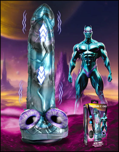 astro thrust alien dildo with alien and package