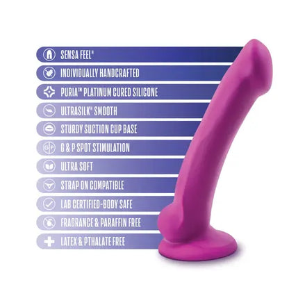 avant blush dildo - pink dildo with details