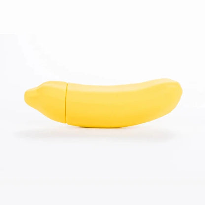 banana vibrator against white background
