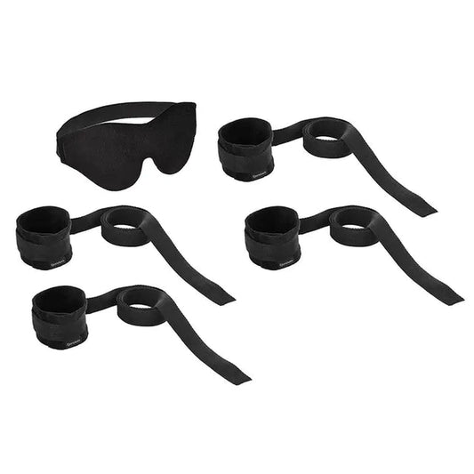 beginners bondage kit - straps and blindfold
