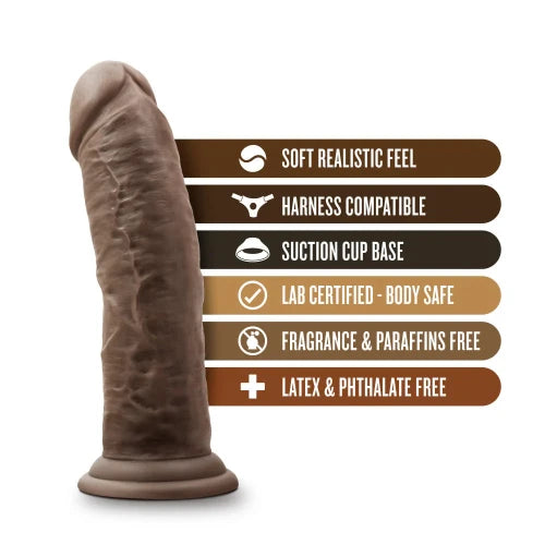 chocolate 8 inch dildo with product details