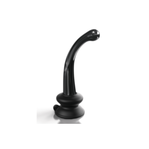 Black G spot Icicles 87 Dildo against white background