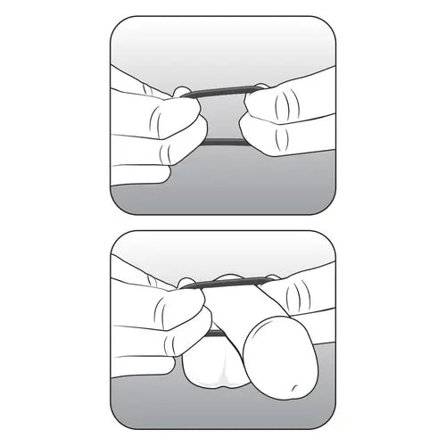 how to wear blue beaded cock rings