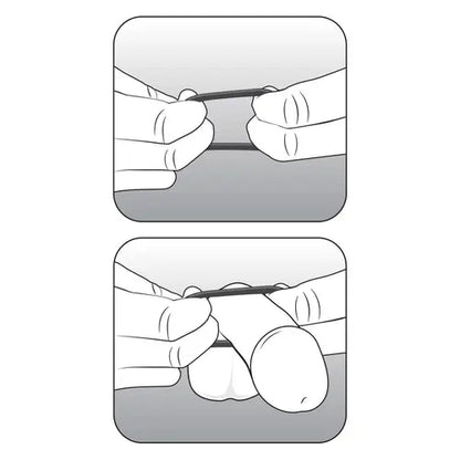 how to wear blue beaded cock rings