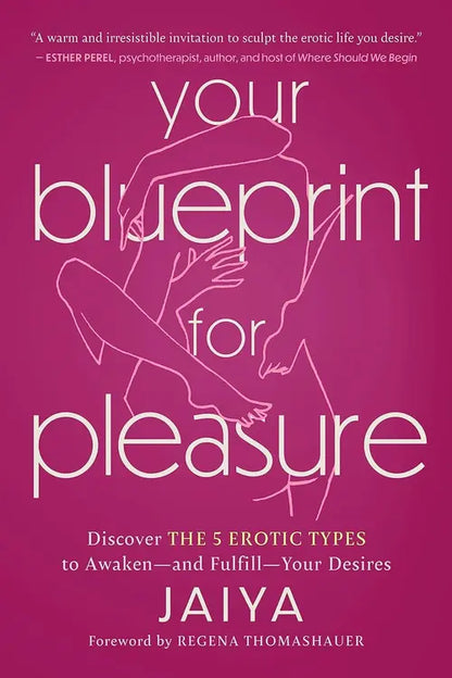 Your Blueprint for Pleasure - Pink book cover with figures embracing