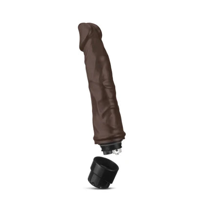 chocolate cock vibe with battery zone open