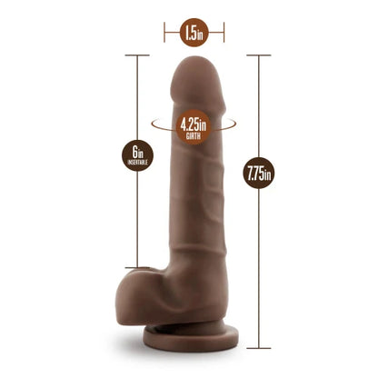 dr skin chocolate dildo with dimensions