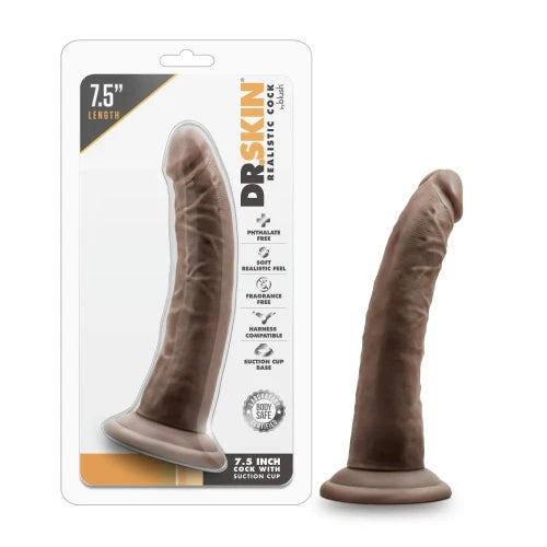 chocolate dildo in white and gray package